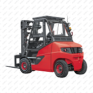 Электрический погрузчик Linde E80 8 т 80/1240 В/Ач